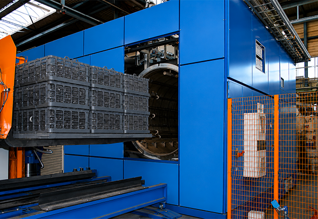 Entfettungsmaschine für große Chargen vor der Wärmebehandlung