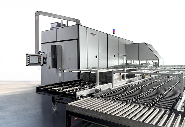 „Solvacs“-Teilewaschmaschine mit manuellem oder automatischem Durchlauf