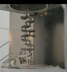 Reinigung und Trocknung von Kurbelwellen für die Automobilindustrie