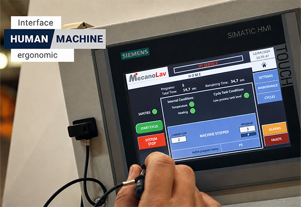 ergonomische Mensch-Maschine-Schnittstelle