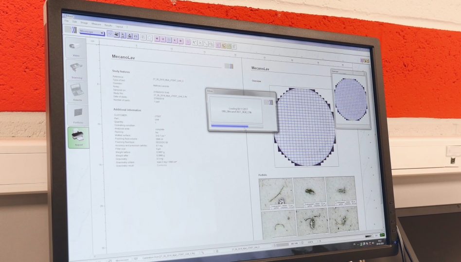 Mecanolav's parts washers analysis laboratory
