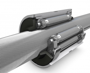 3D-Rendering einer Spindel-Schneckenwelle