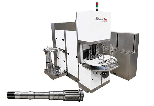 Reinigungsmaschine für Antriebswellen